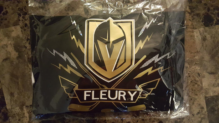 Customer image of black gold Fleury jersey packaged