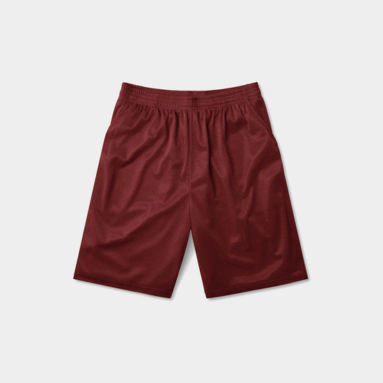 Men’s Athletic Mesh Shorts in champion mesh shorts_mesh biker shorts_mesh shorts mens_mesh basketball shorts_mesh bike shorts_mesh gym shorts_mesh gym shorts_Burgundy - Hat and Bey