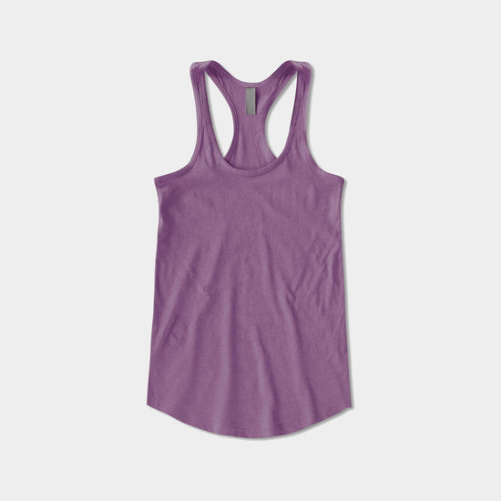 Women’s Racerback Tank Top in tank top_tank tops for women_racerback tank_workout tank tops_muscle tee_plus size tank tops_racerback tank tops_hot women in tank tops_Fig Purple Hea