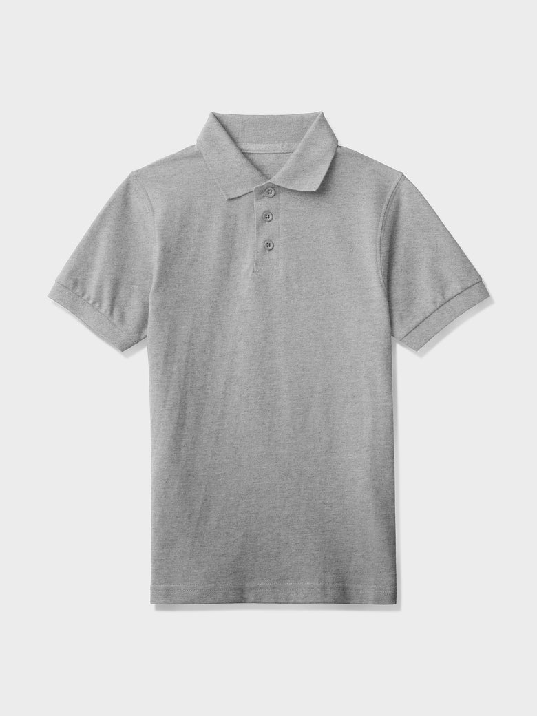 Kids' Polo Shirt Heather Gray – Wholesale Blank Youth Polo Shirt | Hat and Beyond