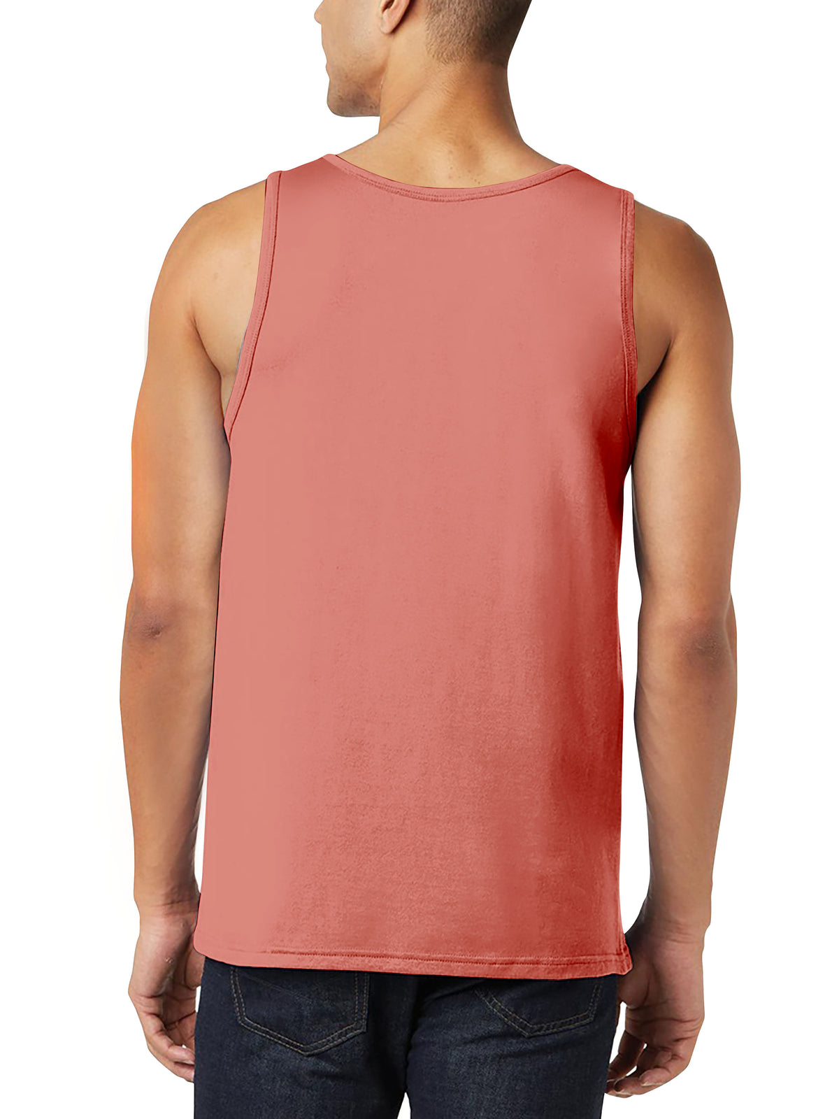 Men’s Tank Top in mens tanktops_bro tank tops_tanktop men_string tank tops_mens tank tops amazon_guys tank top_men in tank tops_athletic tank top_Coral - Hat and Beyond tank top