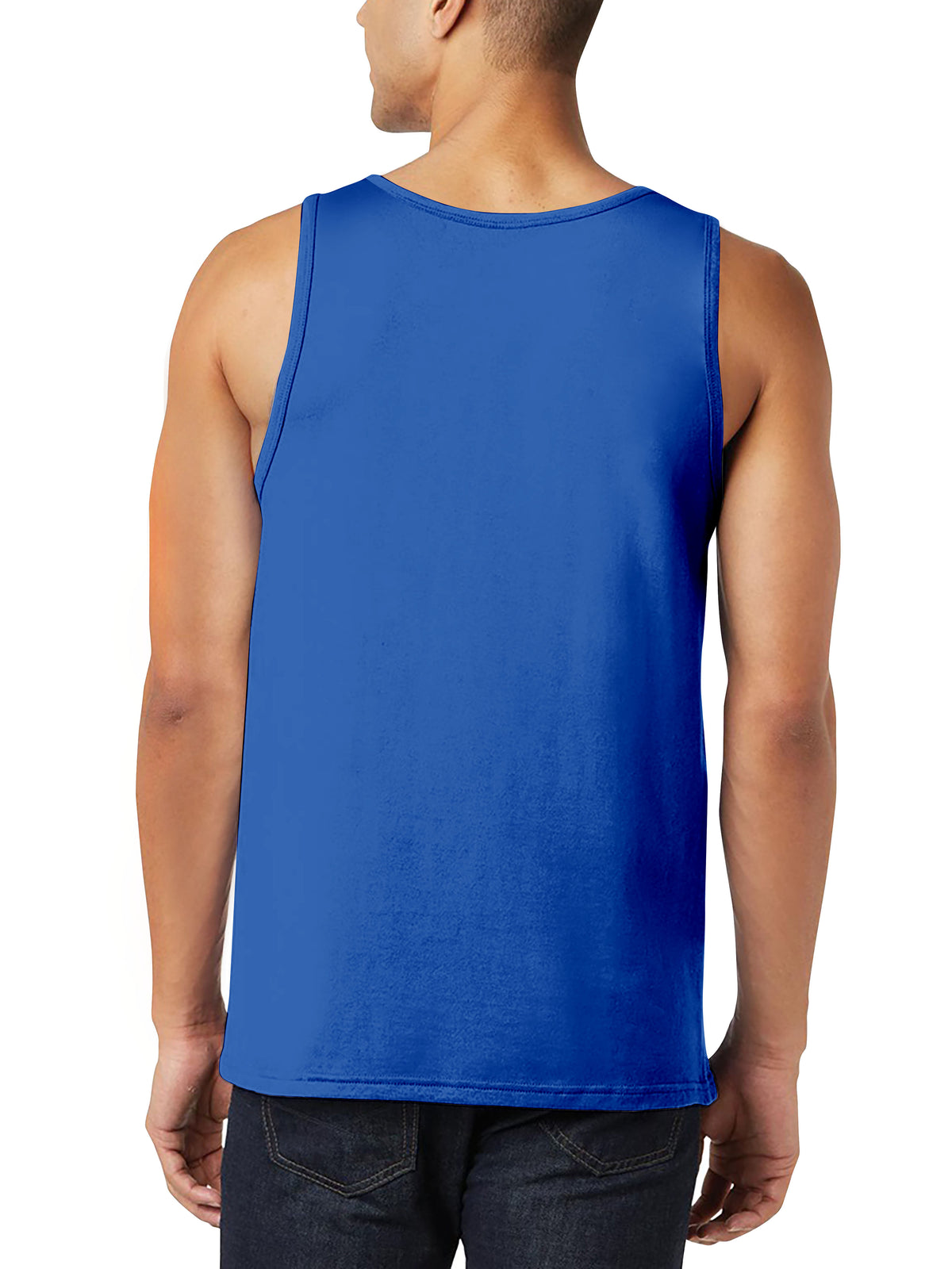 Men’s Tank Top in mens tanktops_bro tank tops_tanktop men_string tank tops_mens tank tops amazon_guys tank top_men in tank tops_athletic tank top_Royal - Hat and Beyond tank top
