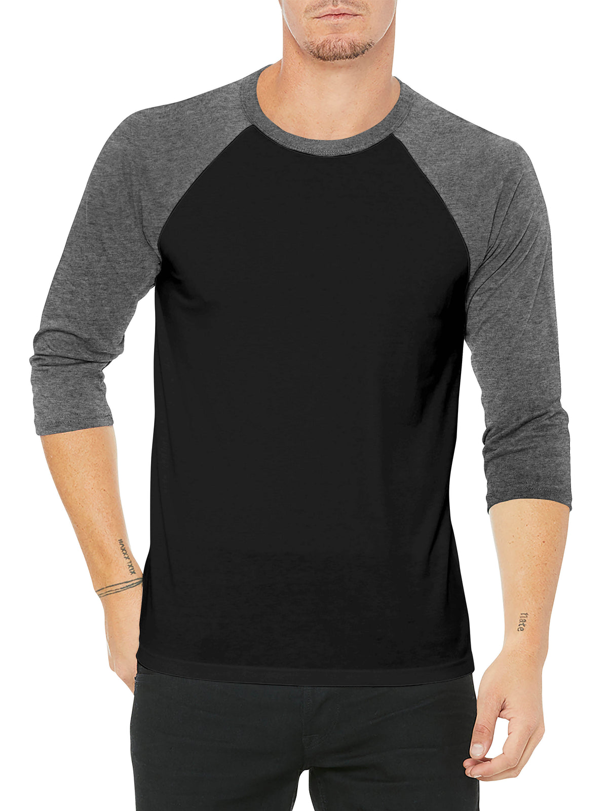 Men’s 3/4 Sleeve Baseball Raglan Shirt in baseball tee_baseball tee shirts_raglan tee_softball tee_baseball t_long sleeve baseball tee_ raglan baseball tee_ baseball t shirt mens_ 