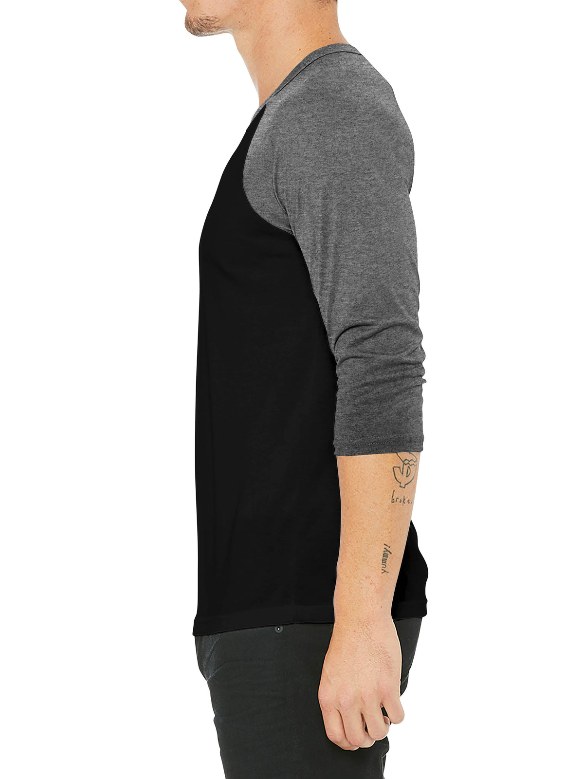 Men’s 3/4 Sleeve Baseball Raglan Shirt in baseball tee_baseball tee shirts_raglan tee_softball tee_baseball t_long sleeve baseball tee_ raglan baseball tee_ baseball t shirt mens_ 