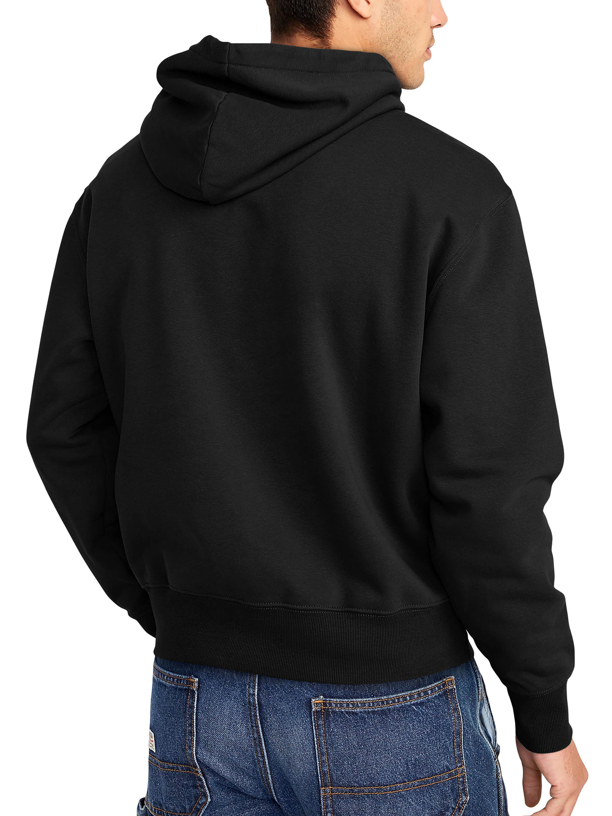 Men’s Ultimate Heavyweight Pullover Hoodie 2XL-5XL in Black - Hat and Beyond hoodie