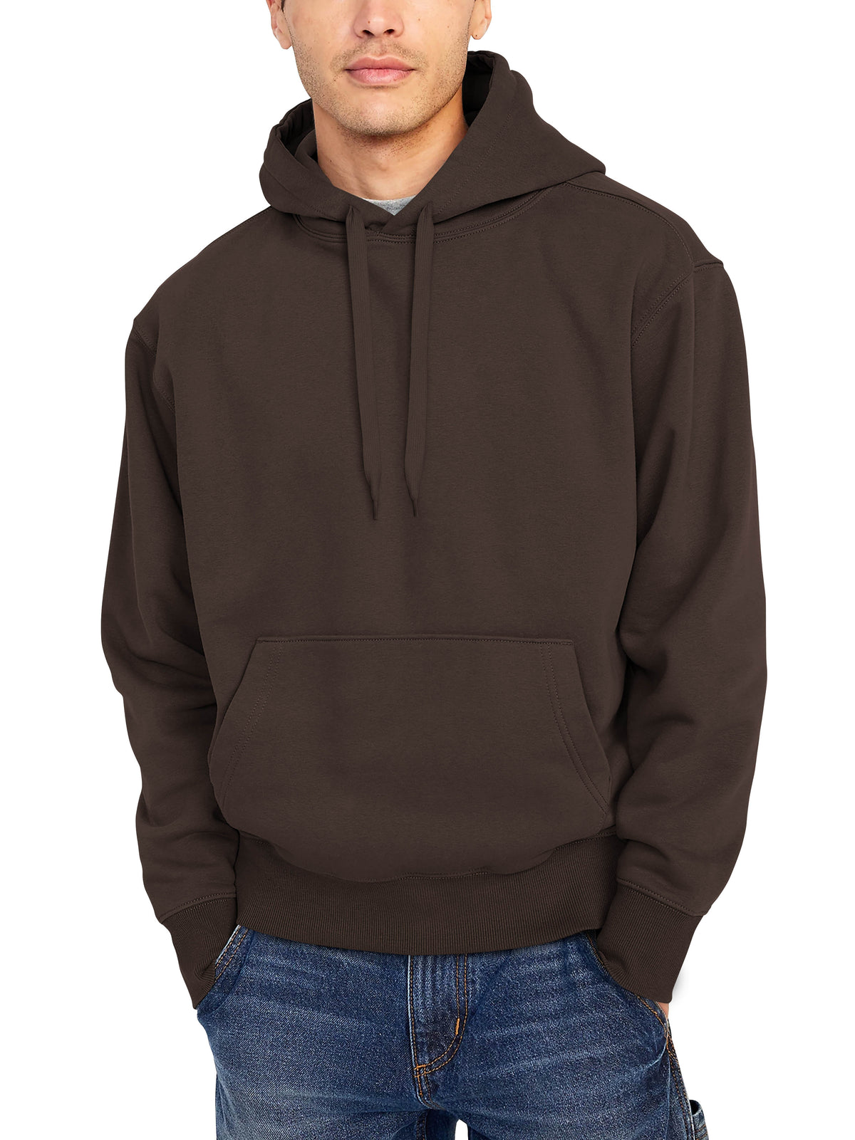 Men’s Ultimate Heavyweight Pullover Hoodie XS-XL in Brown - Hat and Beyond hoodie
