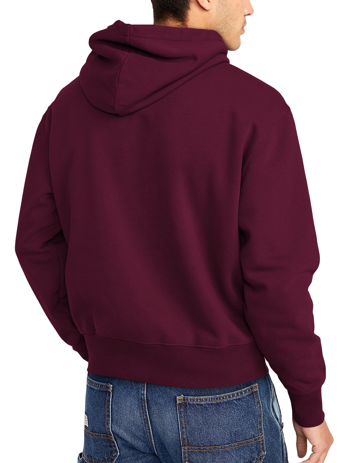 Men’s Ultimate Heavyweight Pullover Hoodie XS-XL in Burgundy - Hat and Beyond hoodie