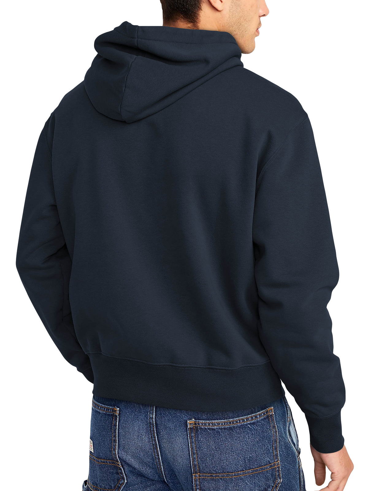 Men’s Ultimate Heavyweight Pullover Hoodie 2XL-5XL in Navy - Hat and Beyond hoodie