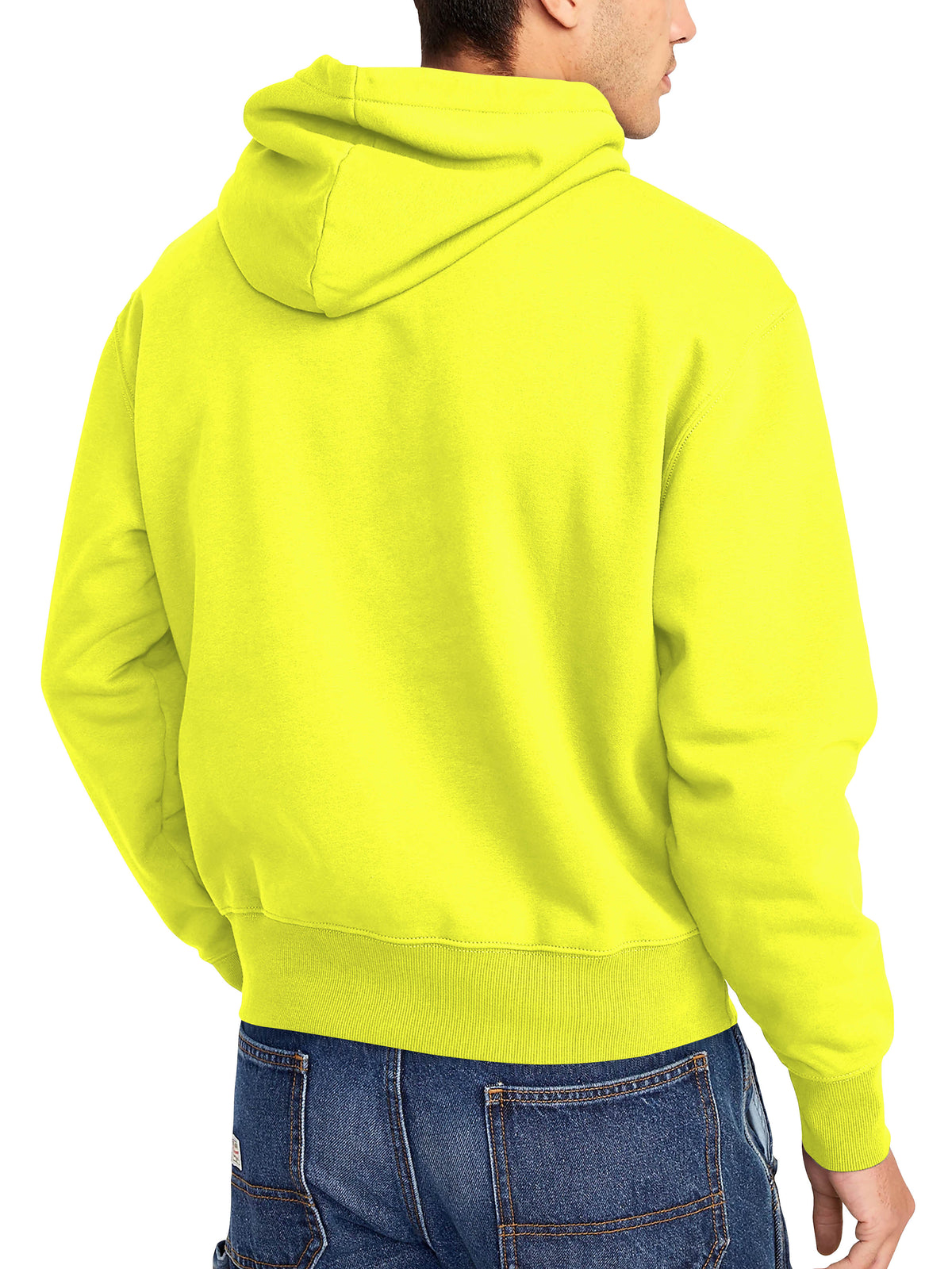 Men’s Ultimate Heavyweight Pullover Hoodie 2XL-5XL in Neon Yellow - Hat and Beyond hoodie
