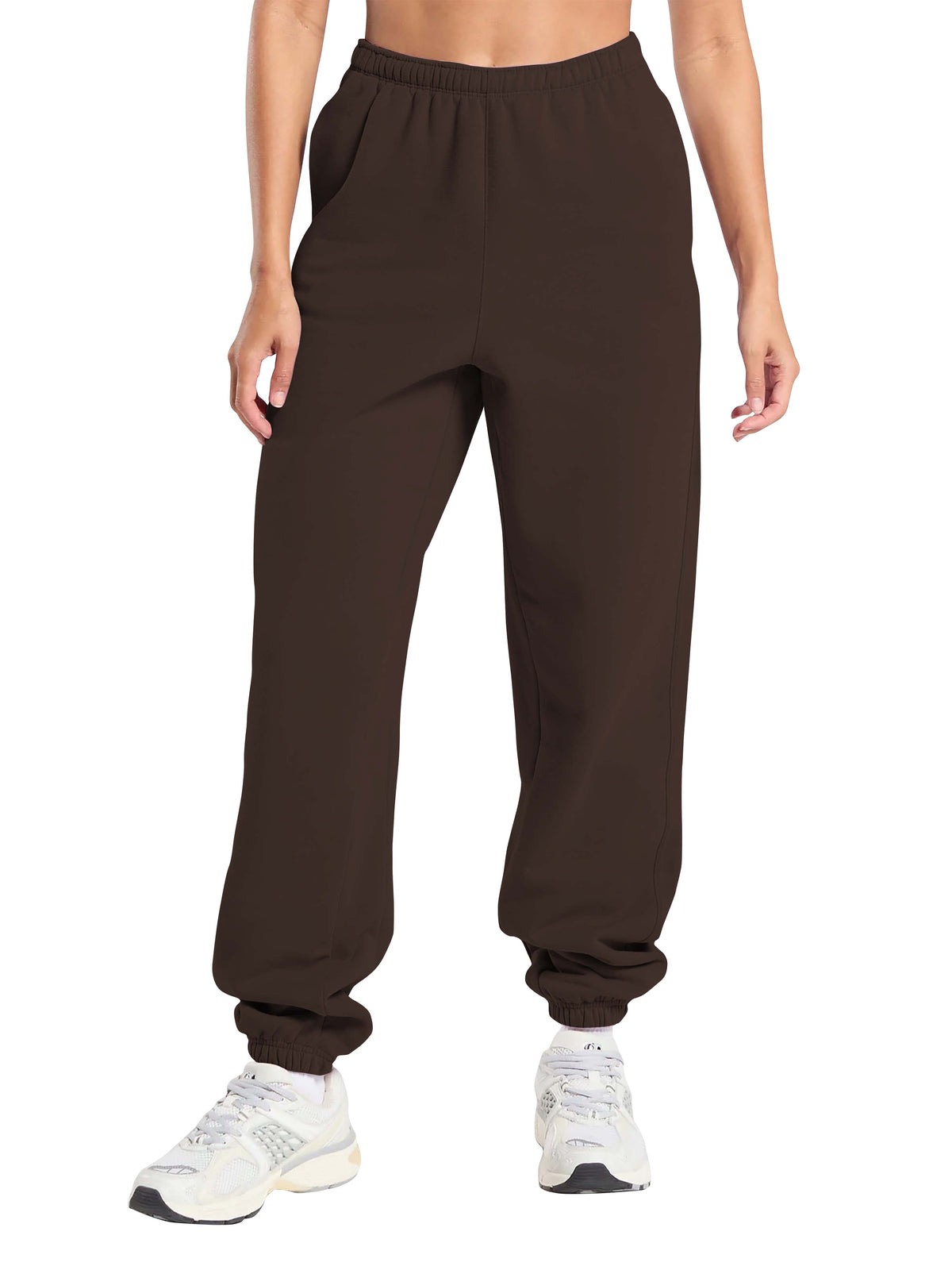 Women’s Ultimate Heavyweight Sweatpants in Brown - Hat and Beyond fleece joggers