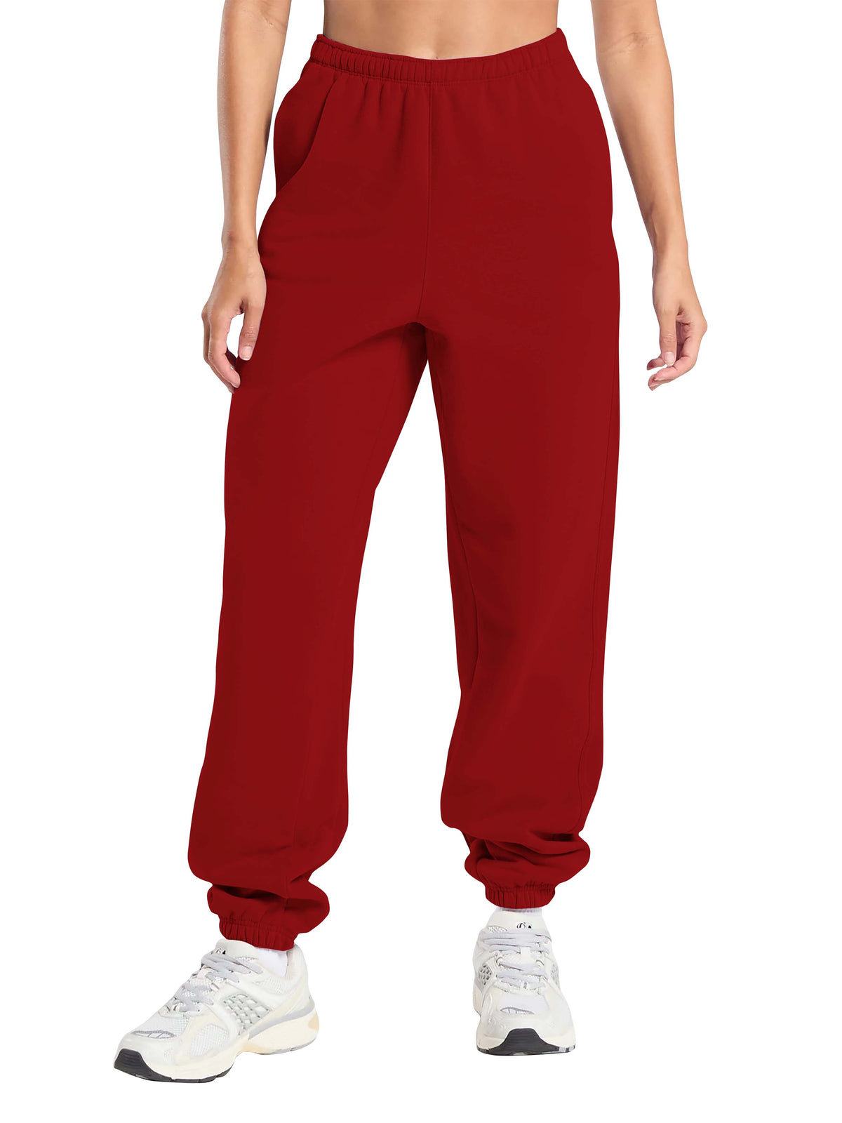 Women’s Ultimate Heavyweight Sweatpants in Red - Hat and Beyond fleece joggers