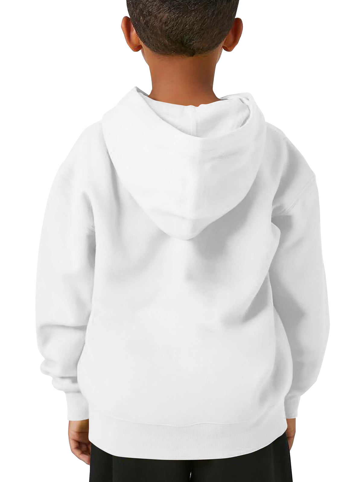 Kids’ Premium Zip Up Hoodie Jacket in White - Hat and Beyond hoodie