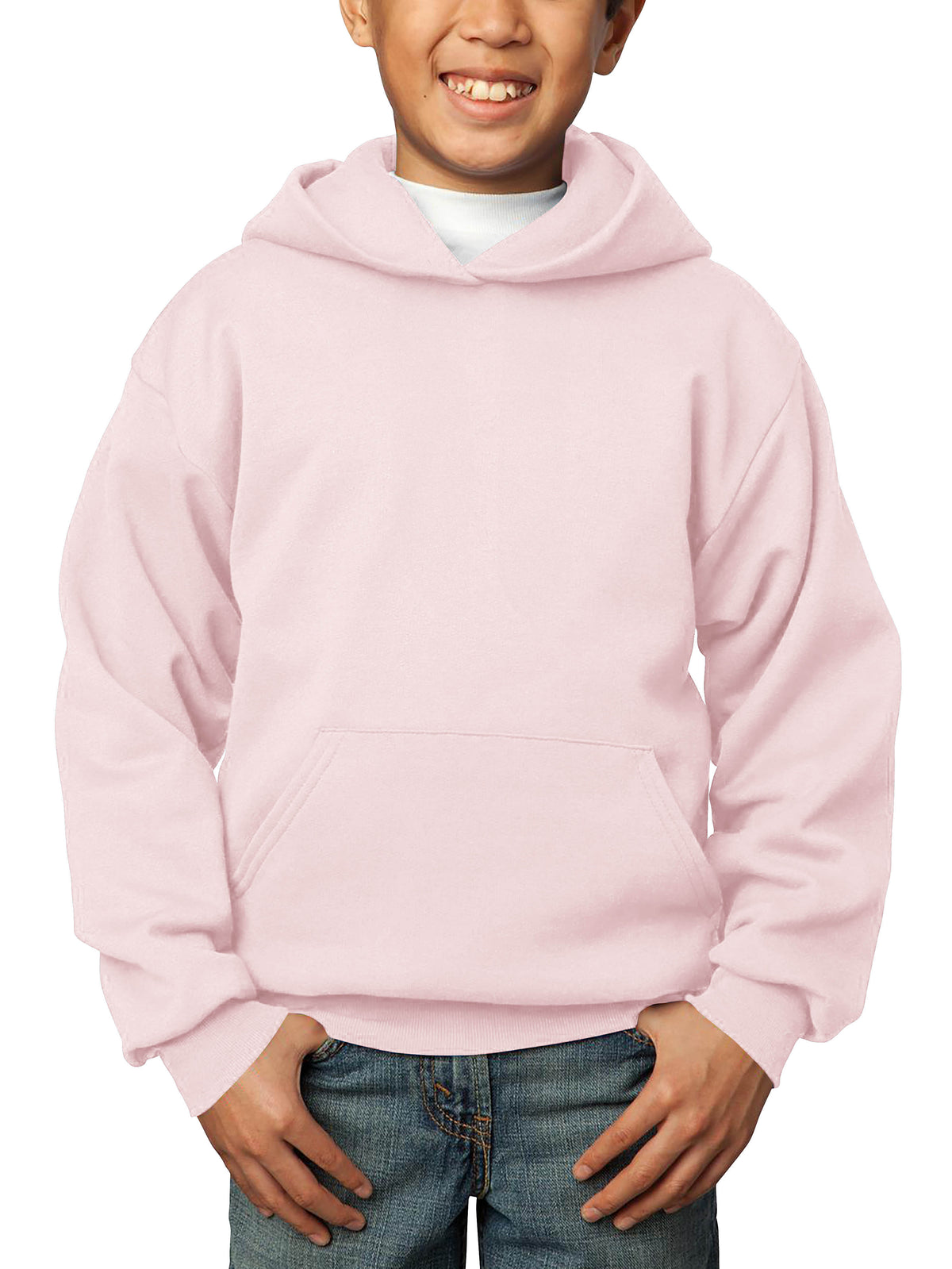 Kids’ Premium Pullover Hoodie in Pink - Hat and Beyond hoodie