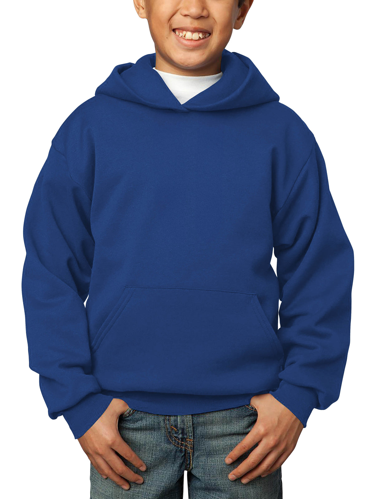 Kids’ Premium Pullover Hoodie in Royal Blue - Hat and Beyond hoodie