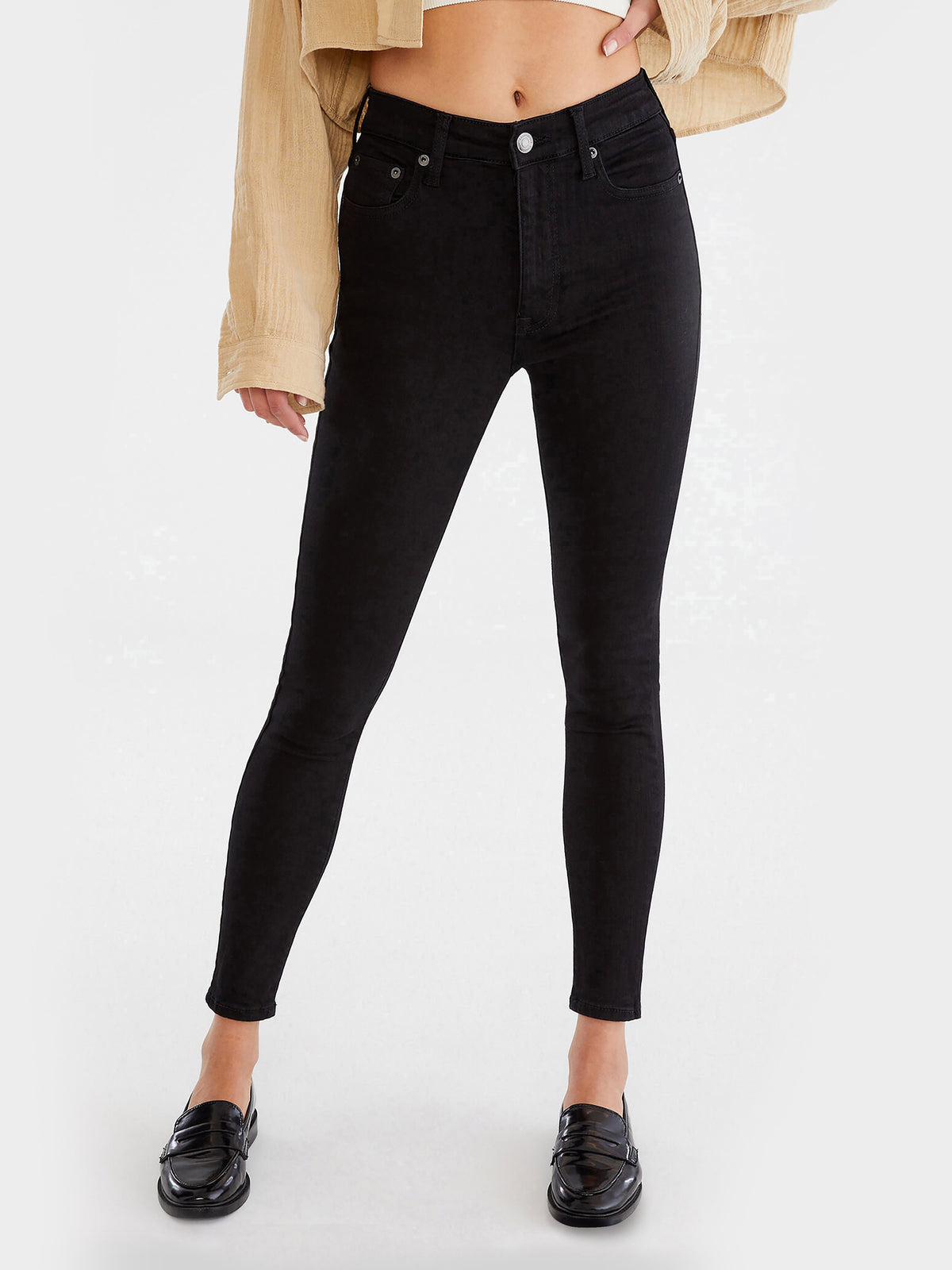 Women's High-Waist Compression Leggings Black – Wholesale Blank Compression Leggings | Hat and Beyond