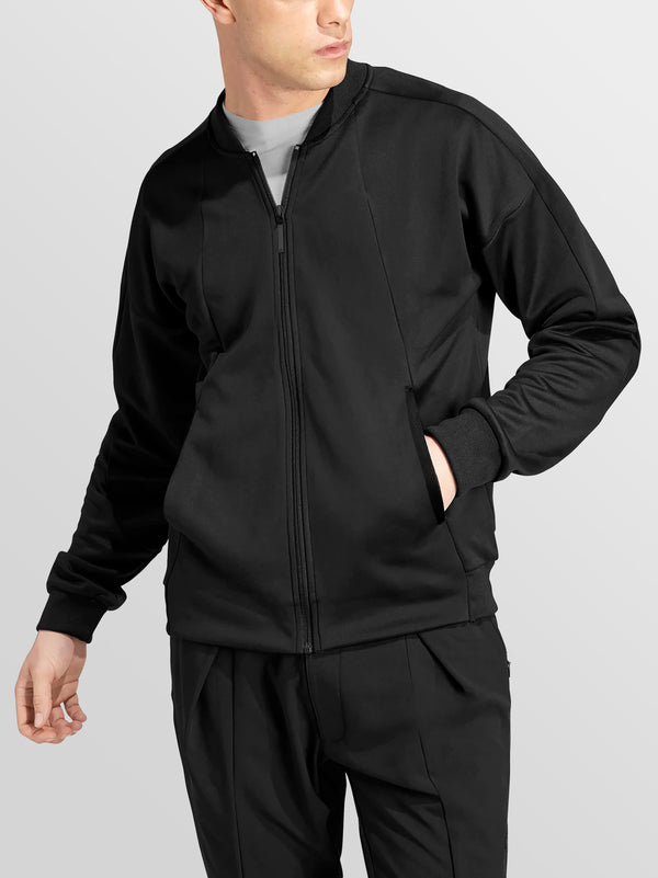 Men's Waterproof Bomber Jacket Black – Wholesale Blank Bomber Jacket | Hat and Beyond
