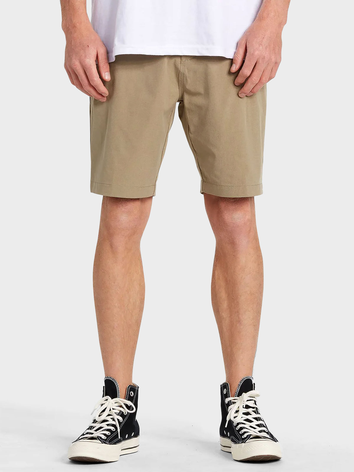 Men's Chino Shorts Khaki – Wholesale Blank Chino Shorts | Hat and Beyond