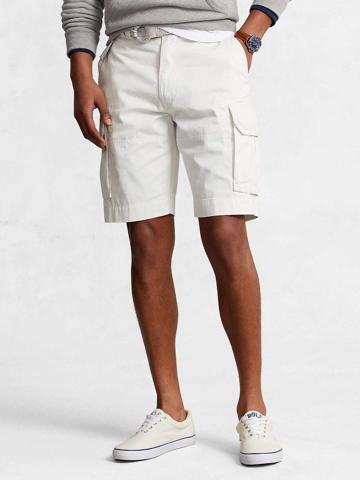 Men's Cargo Shorts with Belt Black – Wholesale Blank Cargo Shorts | Hat and Beyond