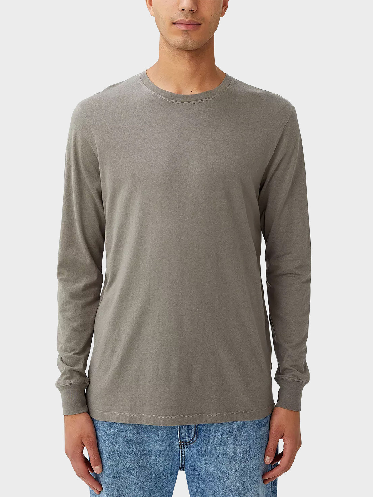 Men's Garment Dyed Long Sleeve T-Shirt Blue Horizon – Wholesale Blank Garment Dye Long Sleeve | Hat and Beyond