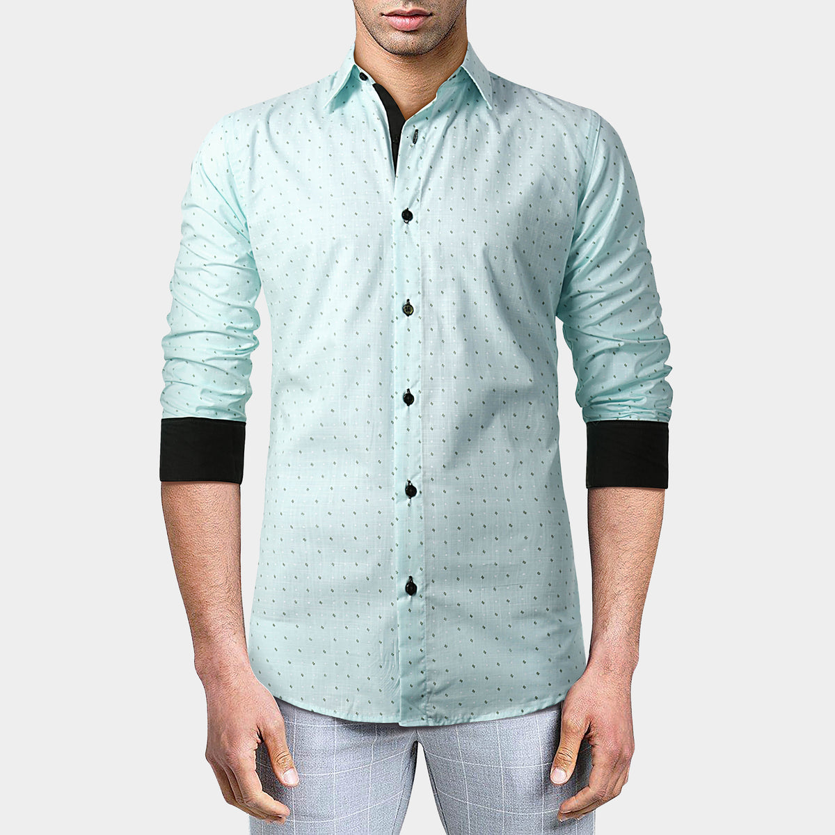 Men’s Long Sleeve Button Down Shirts in classic shirts_formal shirts_formal shirts for men_formal clothes for men_button down shirt_button down_mens long sleeve button down_Mint Do