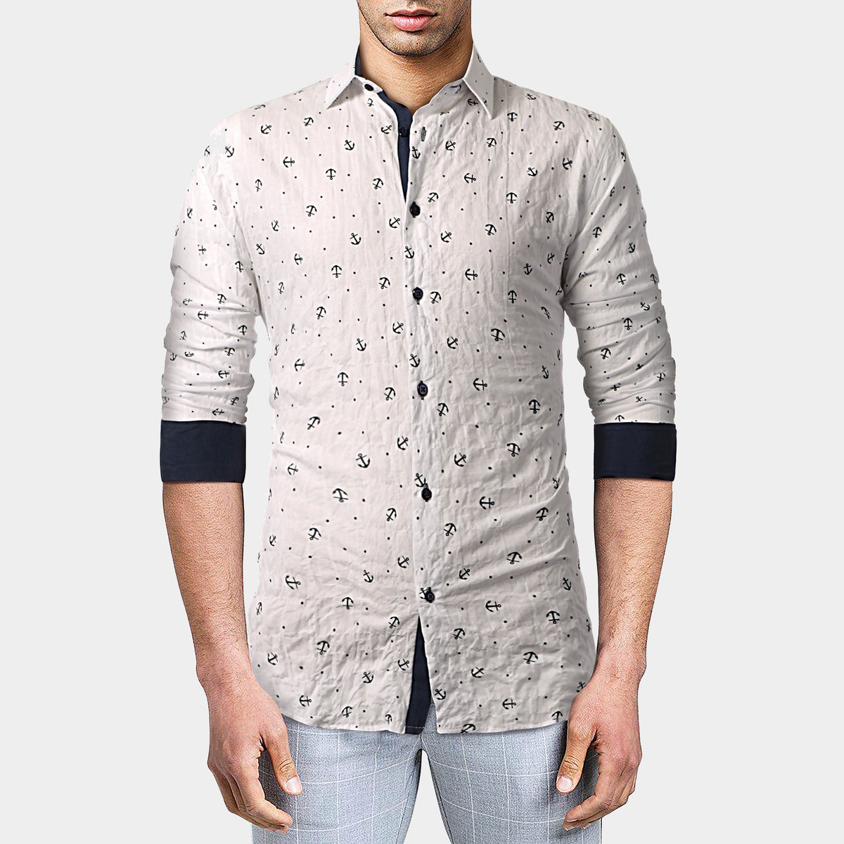 Men’s Long Sleeve Button Down Shirts in classic shirts_formal shirts_formal shirts for men_formal clothes for men_button down shirt_button down_mens long sleeve button down_White A
