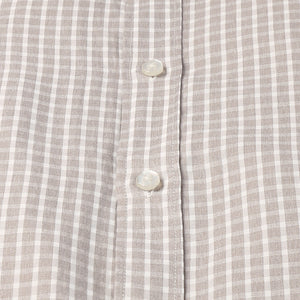 classic shirts_formal shirts_formal shirts for men_formal clothes for men_button down shirt_button down_mens long sleeve button down_Tan Checker