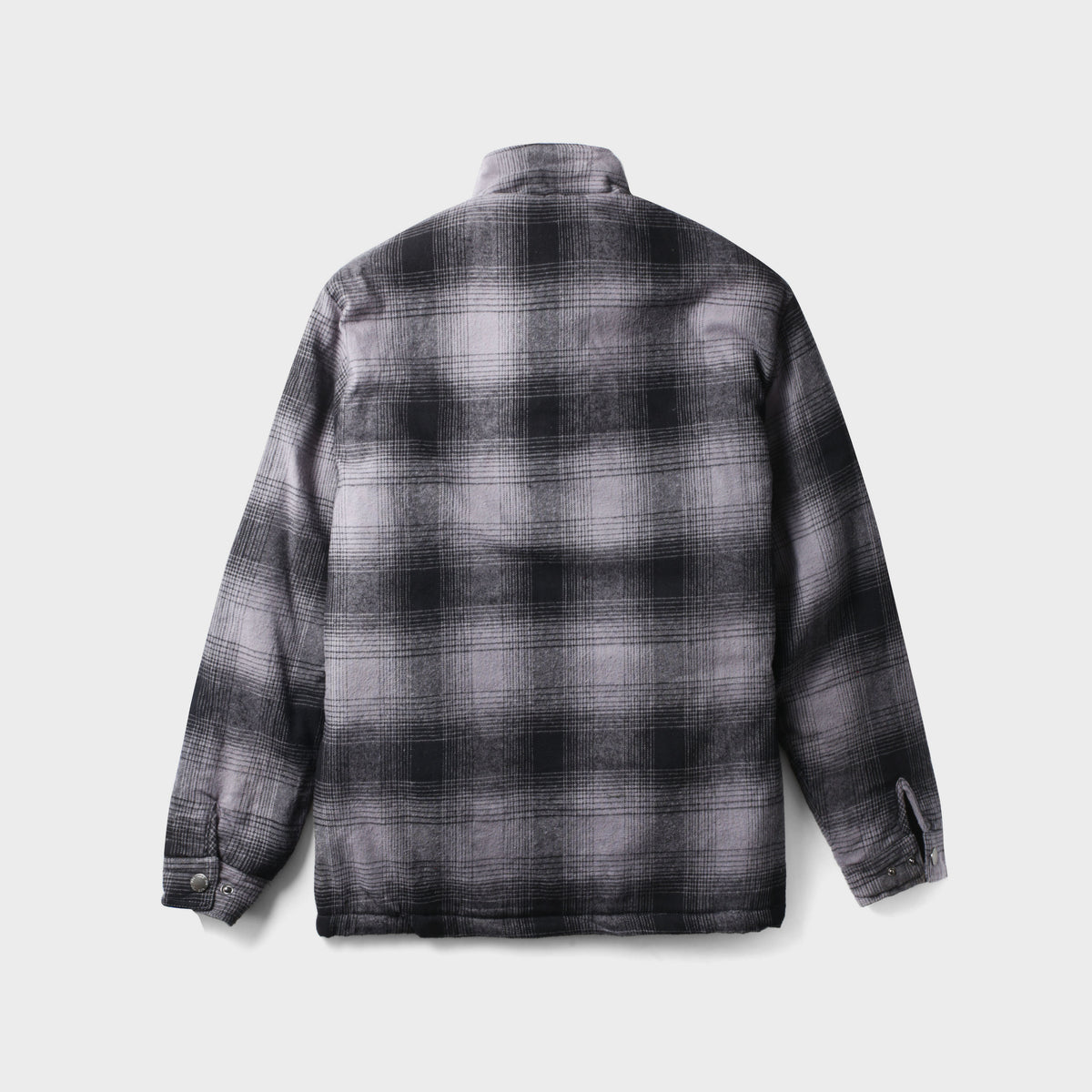 Men’s Flannel Hooded Jacket in flannel jacket_flannel shirt jacket_sherpa lined flannel_flannel jacket with hood_mens flannel jacket_quilted flannel jacket_flannel lined jacket_Cha