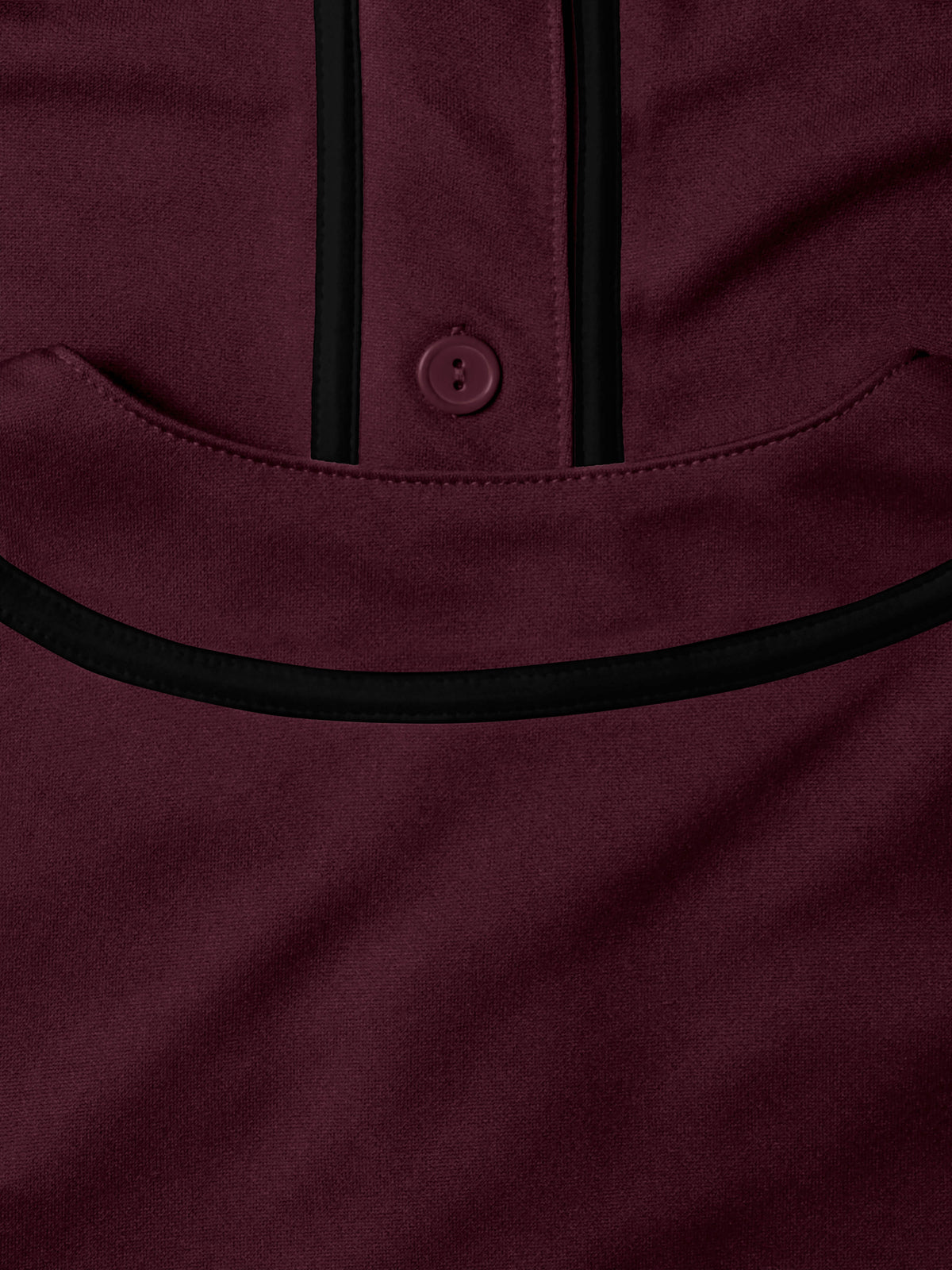 Men’s Team Sports Printable Blank Baseball Jersey Collar Button Up Shirts in Burgundy - Hat and Beyond baseball jersey