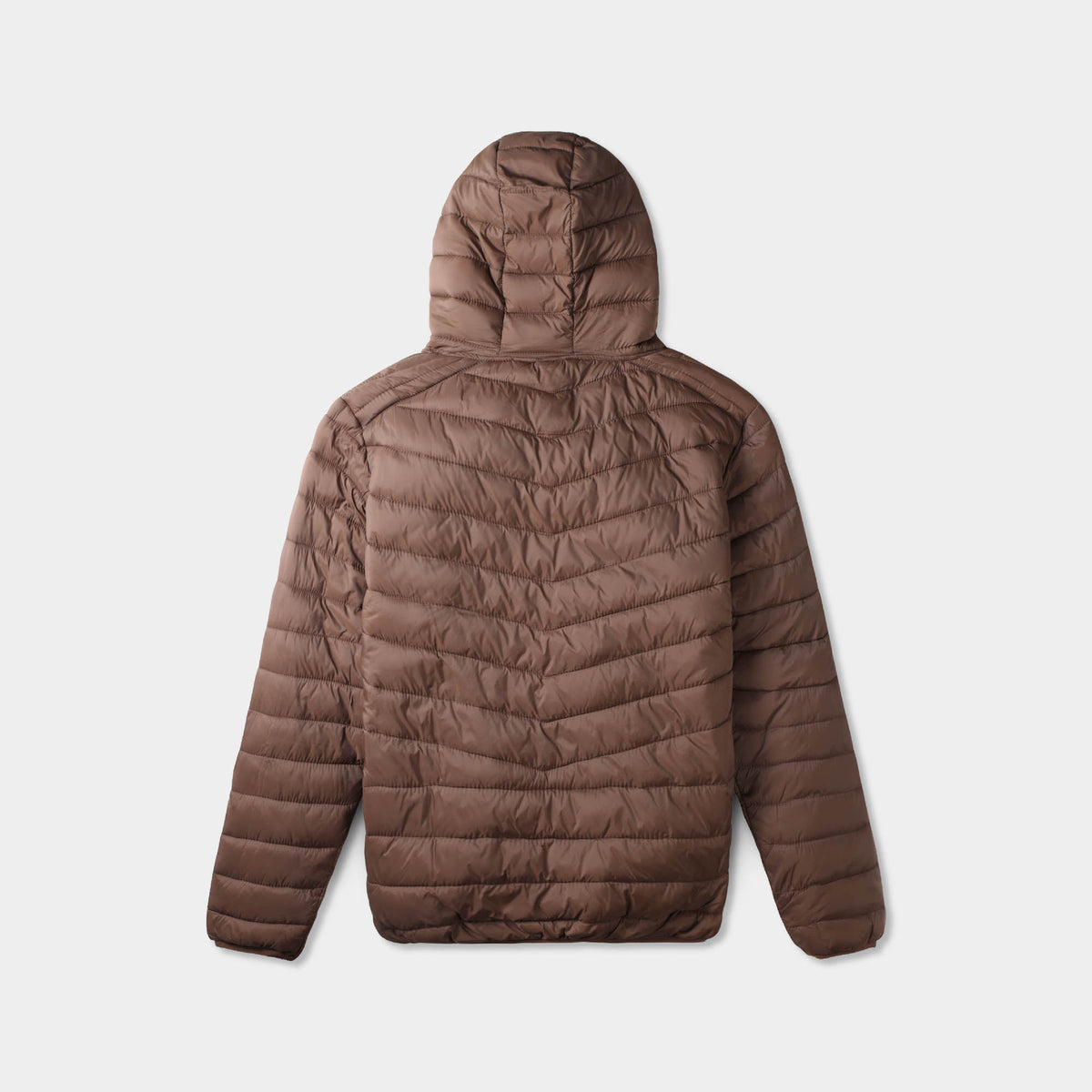 Men’s Ultra Light Hooded Puffer Jacket in puffer jacket_mens puffer jacket_bubble jacket_mens down jacket_padded jacket_hooded puffer jacket_best down jacket_Brown - Hat and Beyond