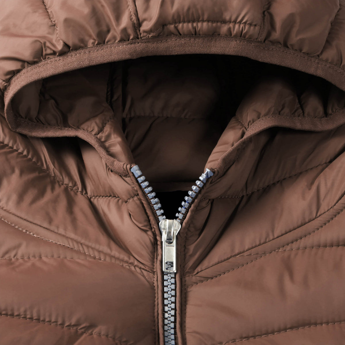 Men’s Ultra Light Hooded Puffer Jacket in puffer jacket_mens puffer jacket_bubble jacket_mens down jacket_padded jacket_hooded puffer jacket_best down jacket_Brown - Hat and Beyond
