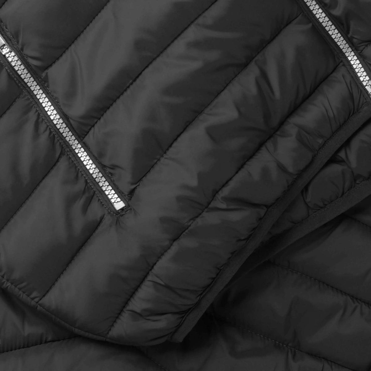 Men’s Ultra Light Hooded Puffer Vest in vest_mens vest_vest hoodie_mens hooded vest_puffy vest_vest jacket_mens vest jacket_winter vest_hooded down vest_Black - Hat and Beyond blan