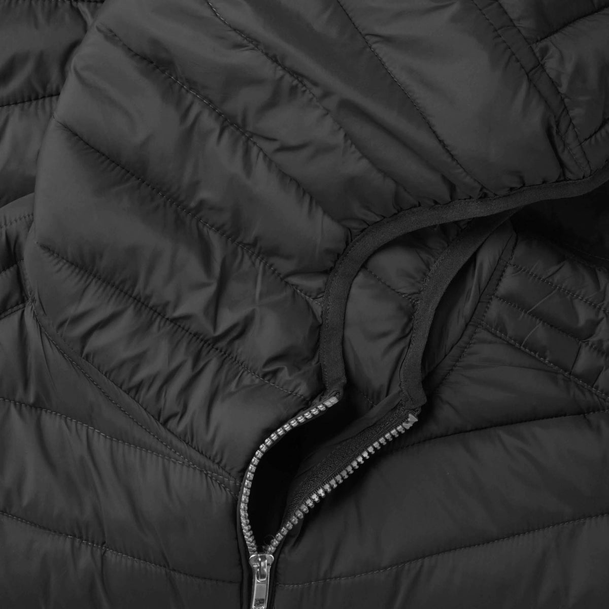 Men’s Ultra Light Hooded Puffer Vest in vest_mens vest_vest hoodie_mens hooded vest_puffy vest_vest jacket_mens vest jacket_winter vest_hooded down vest_Black - Hat and Beyond blan