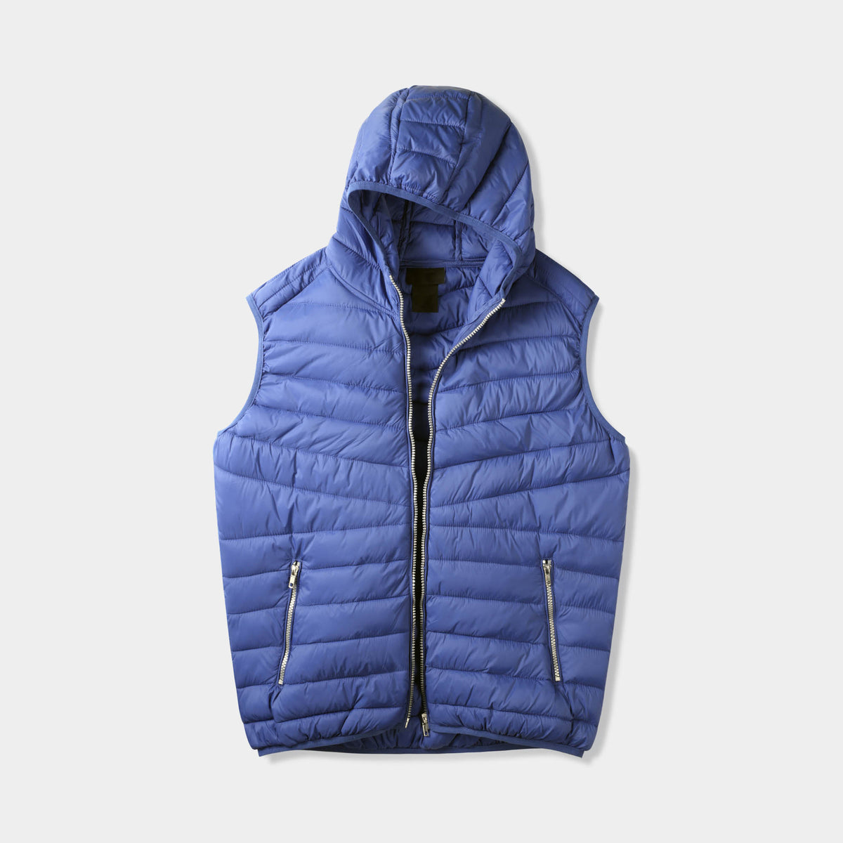 Men’s Ultra Light Hooded Puffer Vest in vest_mens vest_vest hoodie_mens hooded vest_puffy vest_vest jacket_mens vest jacket_winter vest_hooded down vest_Royal Blue - Hat and Beyond
