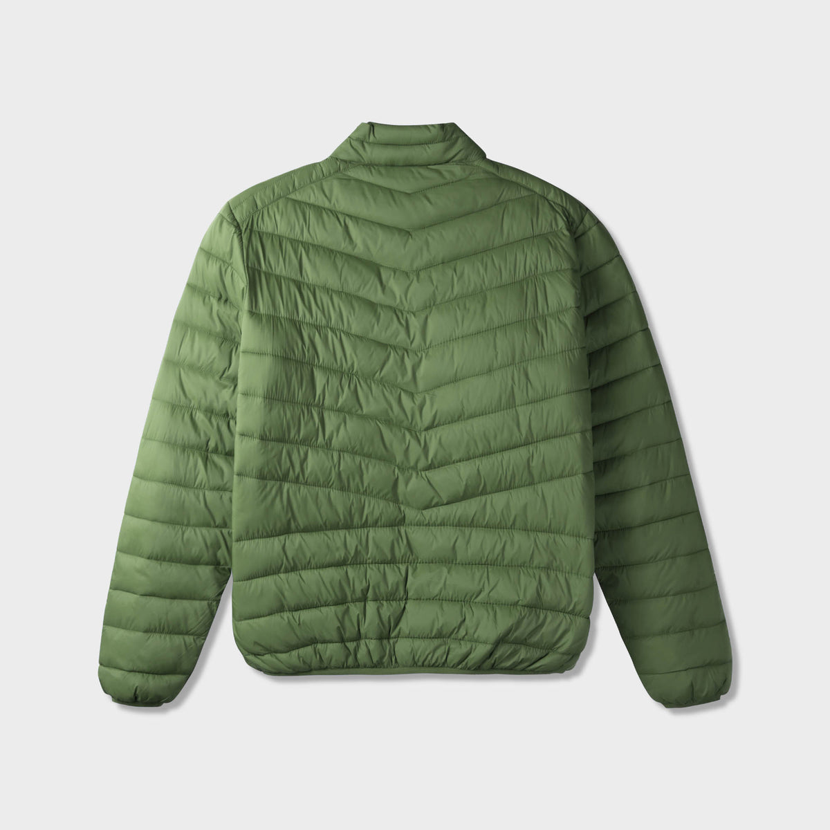 Men’s Ultra Light Puffer Jacket in puffer jacket_mens puffer jacket_bubble jacket_mens down jacket_padded jacket_packable down jacket_best down jacket_Forest Green - Hat and Beyond