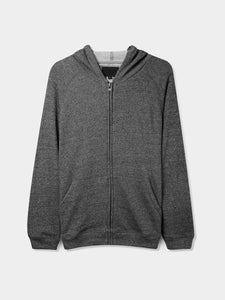 Men's French Terry Hoodie Elbow Patch