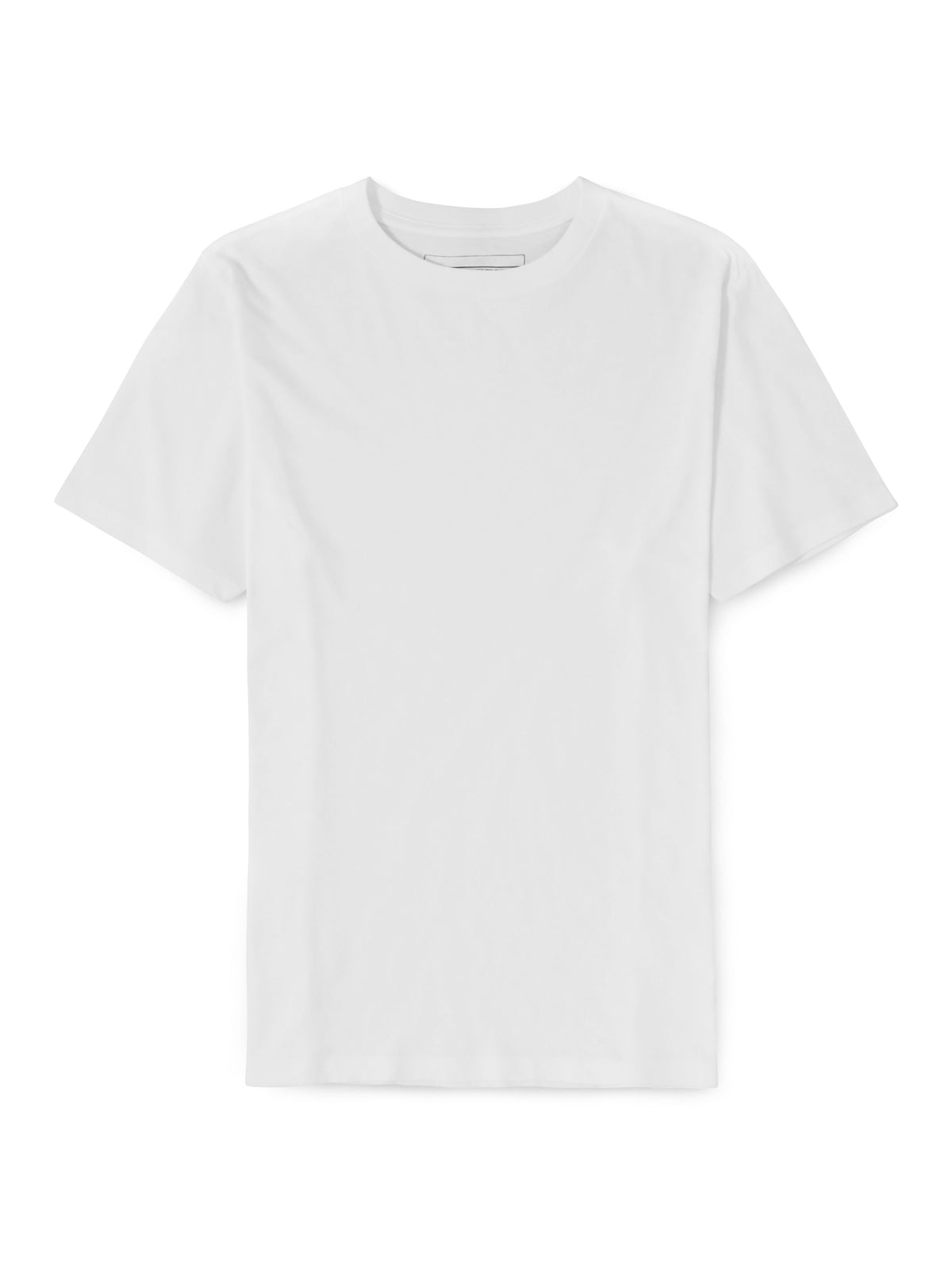 Men’s Lightweight Classic Premium Cotton Short Sleeve Crew Neck T-Shirt in White - Hat and Beyond blank tee