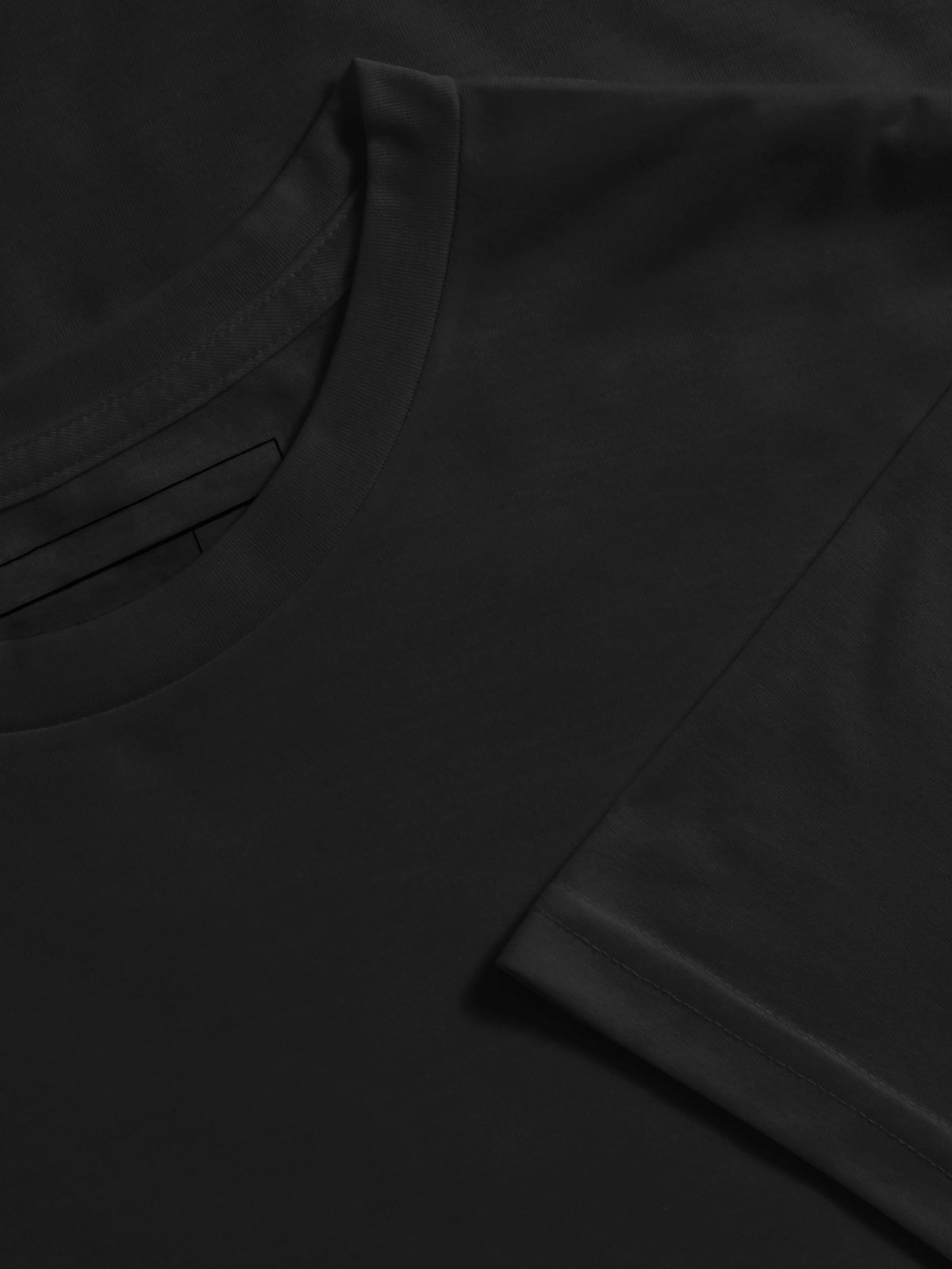 Men’s Quick Dry Moisture Wicking Short Sleeve Crew Neck Athletic T Shirt in Black - Hat and Beyond blank tee