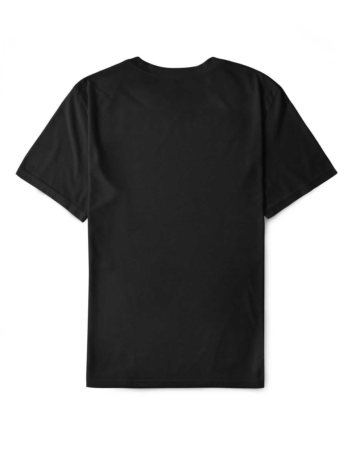 Men’s Quick Dry Moisture Wicking Short Sleeve Crew Neck Athletic T Shirt in Black - Hat and Beyond blank tee