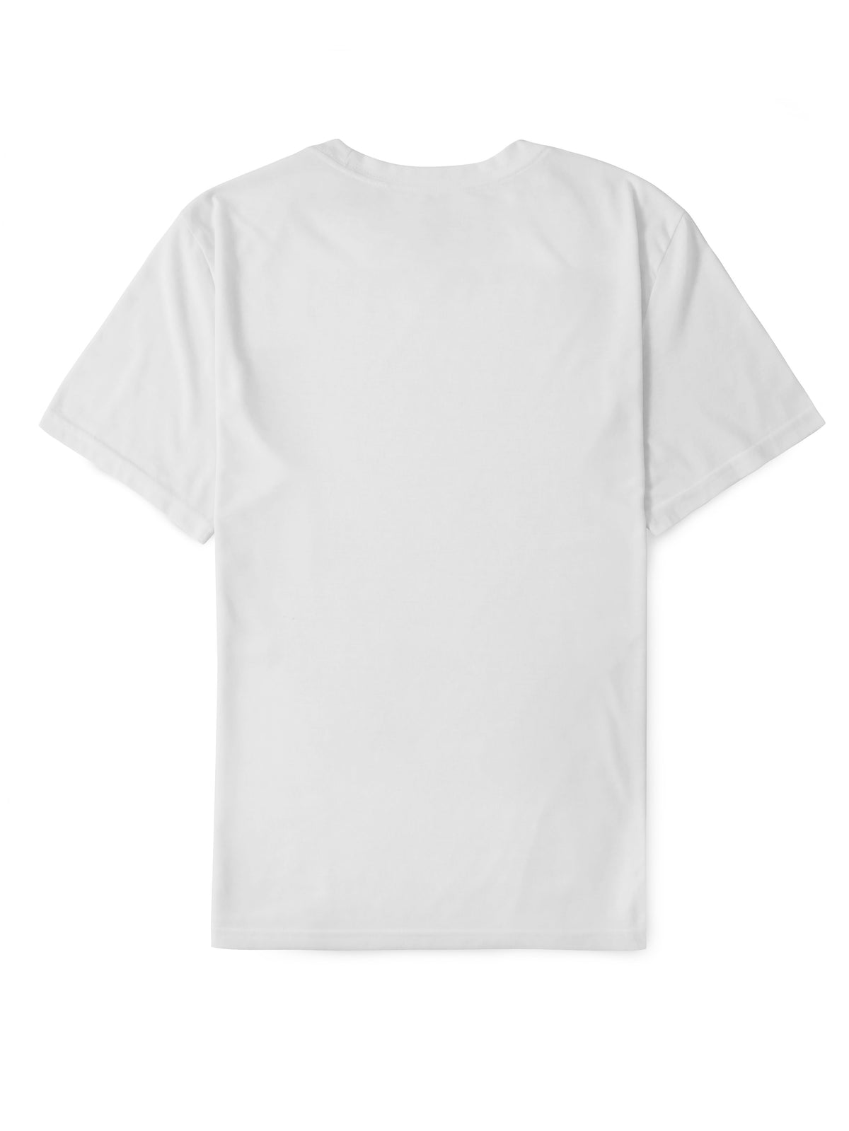 Men’s Quick Dry Moisture Wicking Short Sleeve Crew Neck Athletic T Shirt in White - Hat and Beyond blank tee