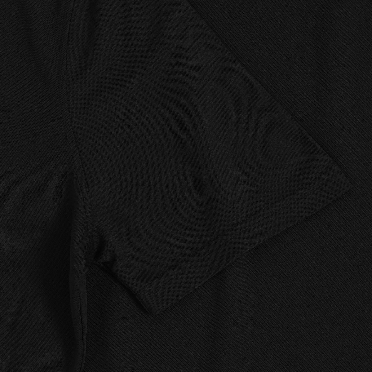 Men’s Premium Quick Dry Polo Collar Shirt Short Sleeve Moisture Wicking Fabric in Black - Hat and Beyond polo shirt