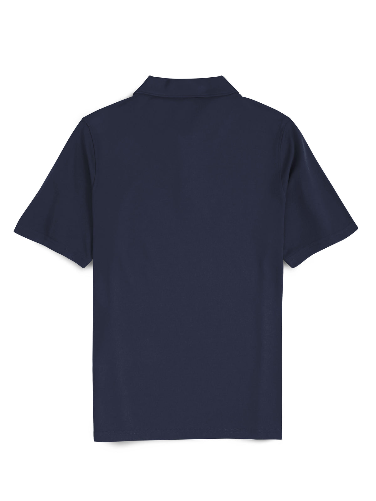 Men’s Premium Quick Dry Polo Collar Shirt Short Sleeve Moisture Wicking Fabric in Navy - Hat and Beyond polo shirt