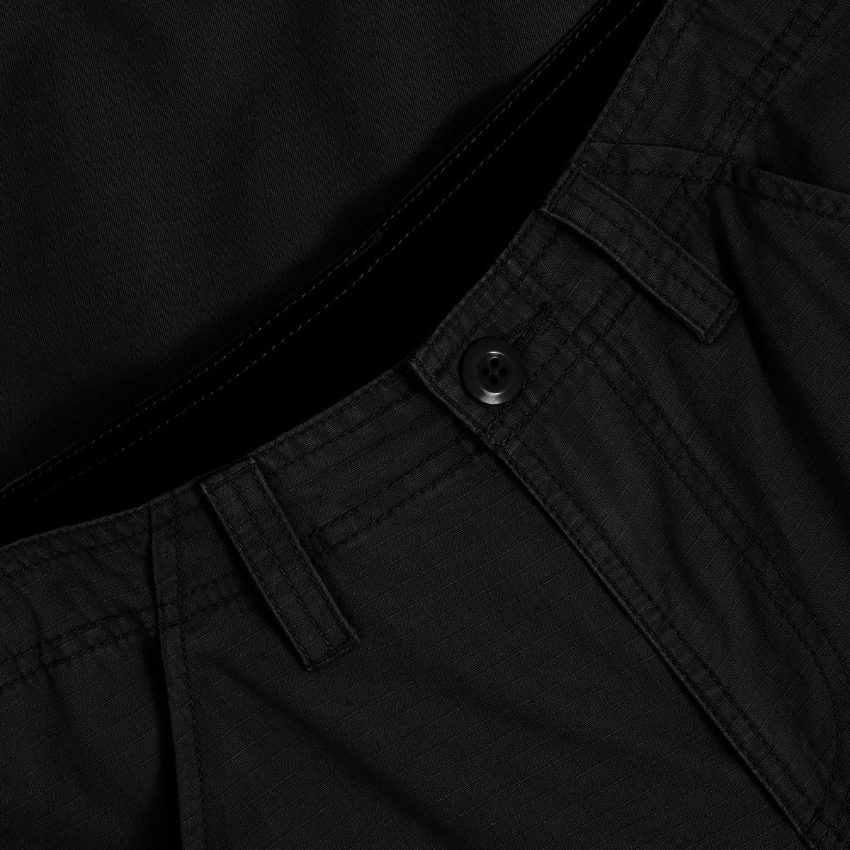 Men’s Casual Comfortable Lightweight Multi Pocket Cargo Shorts 2-Pack in Black/Khaki - Hat and Beyond casual shorts