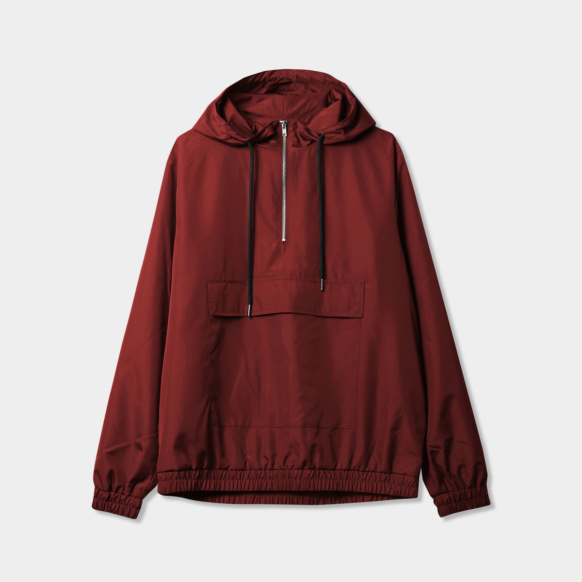 Men’s Half Zip Anorak Jacket in anorak_anoraks_north face fanorak_fanorak_north face anorak_carhartt anorak_anorak windbreaker_waterproof anorak_ski anorak_Burgundy - Hat and Beyon