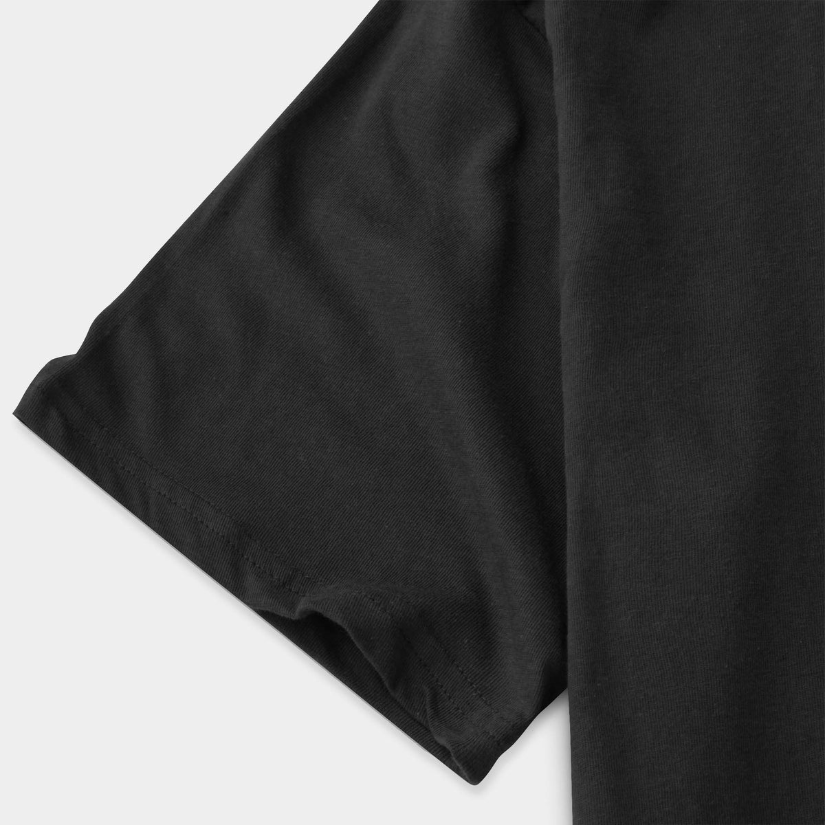 Men’s Longline T-Shirt in Black - Hat and Beyond blank tee