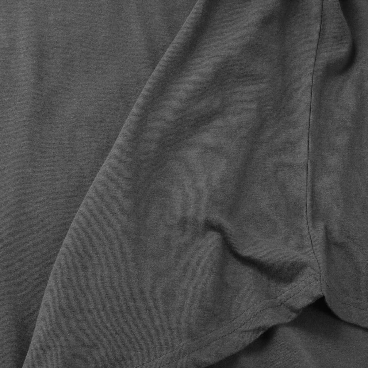 Men’s Longline T-Shirt in Charcoal - Hat and Beyond blank tee