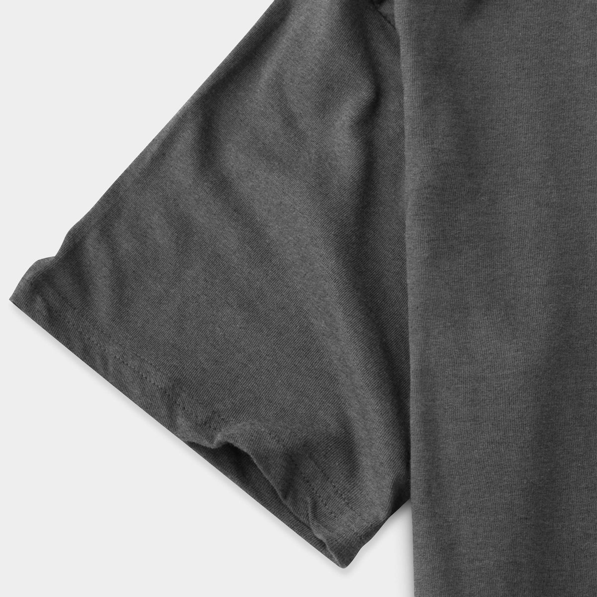 Men’s Longline T-Shirt in Charcoal - Hat and Beyond blank tee