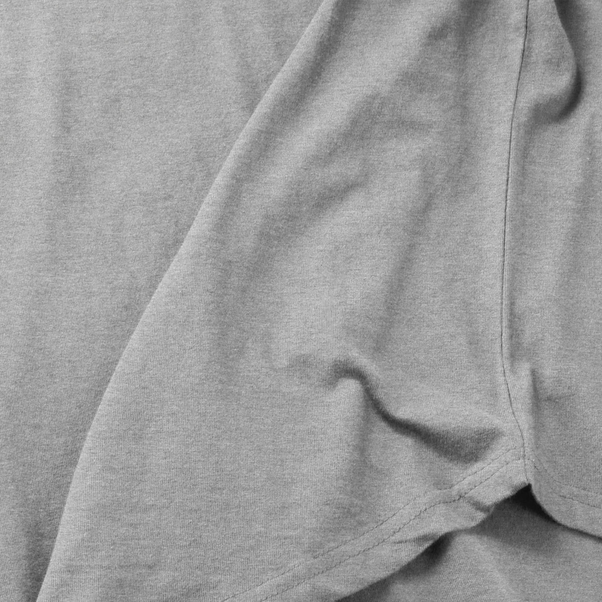 Men’s Longline T-Shirt in Gray - Hat and Beyond blank tee