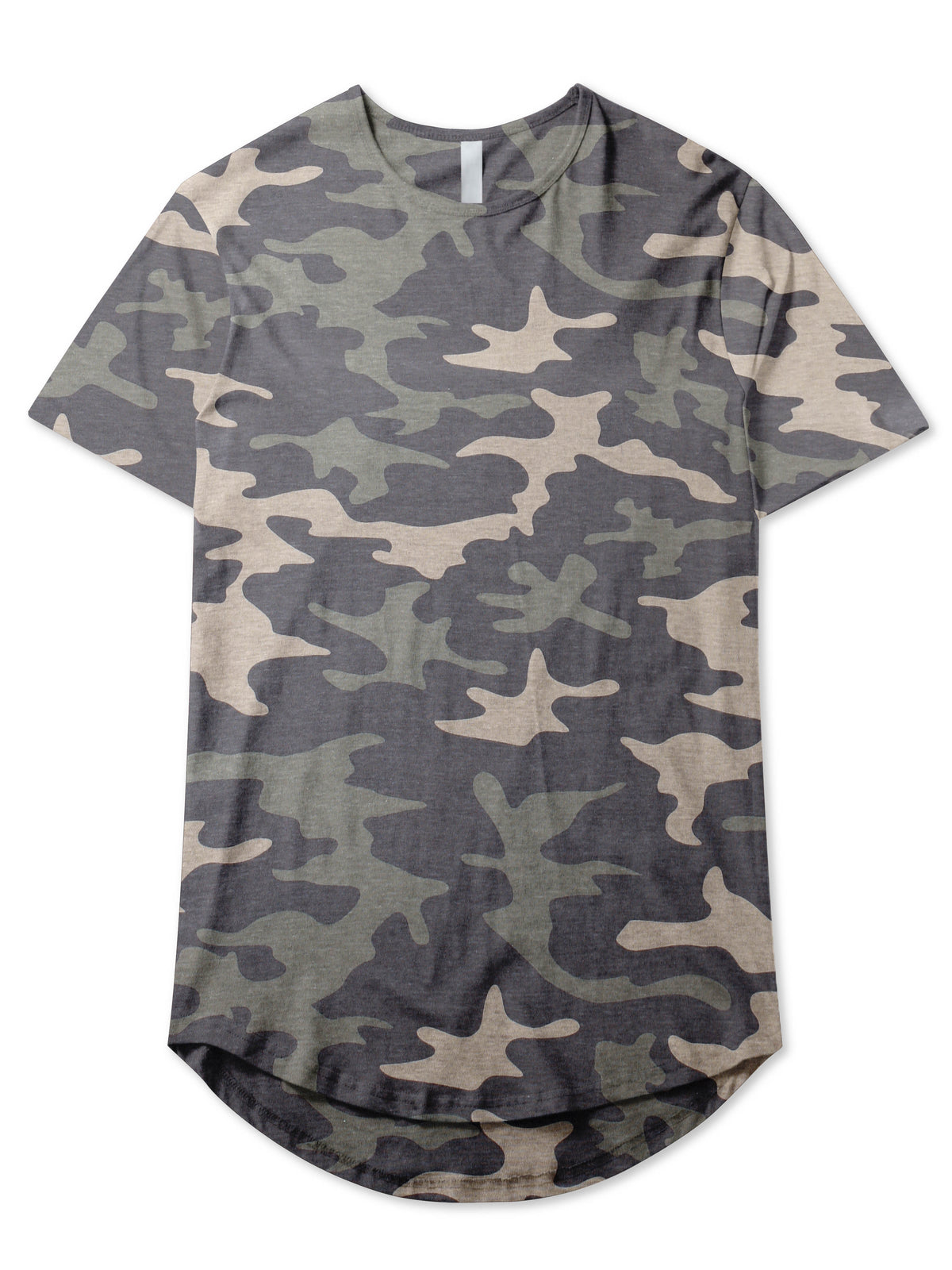 Men’s Longline T-Shirt in Men's Longline T-Shirts with Round Bottom - Hat and Beyond - Hat and Beyond blank tee