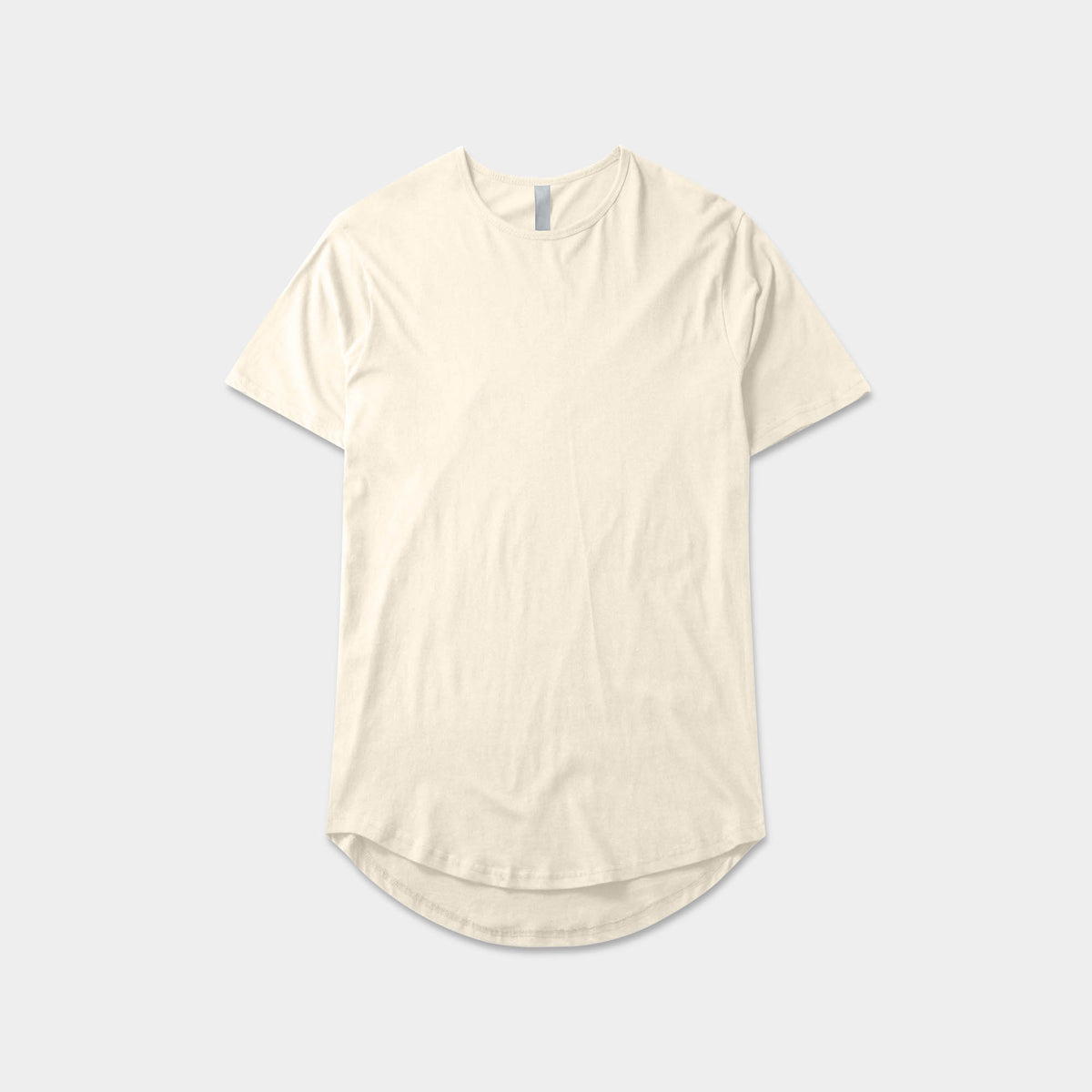 Men’s Longline T-Shirt in Vintage White - Hat and Beyond blank tee