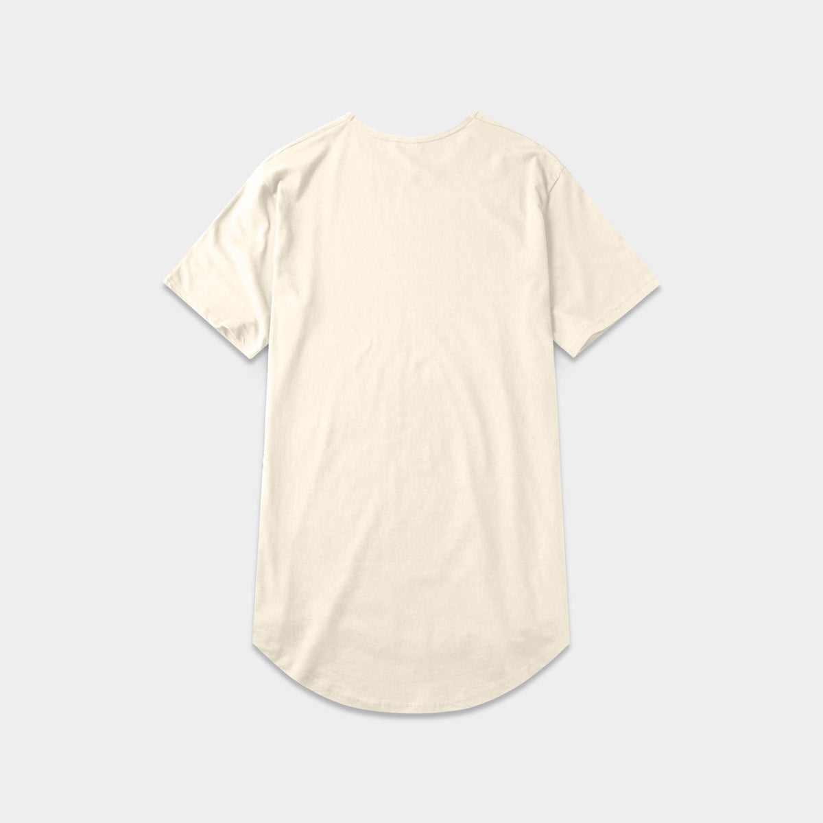 Men’s Longline T-Shirt in Vintage White - Hat and Beyond blank tee